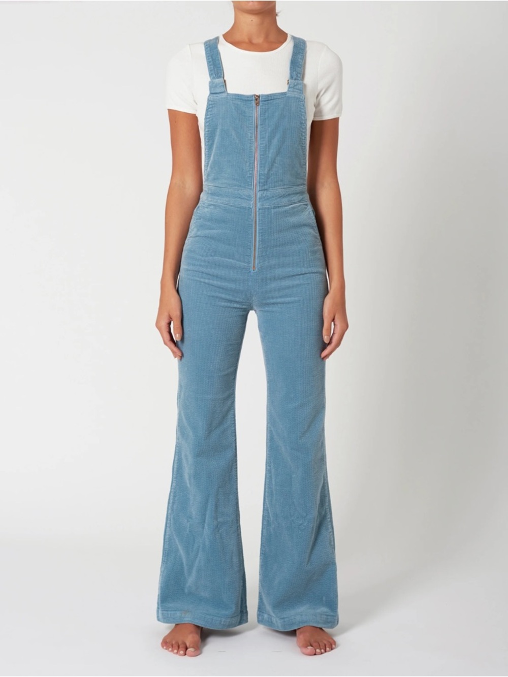 NWT Rolla’s Eastcoast Cord Flare Overall Pants XS